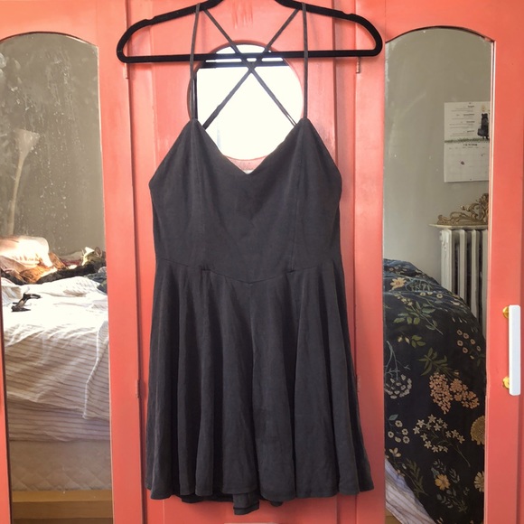 ❤️ UO CXM Stonewashed Grey Skater Dress - Picture 4 of 6